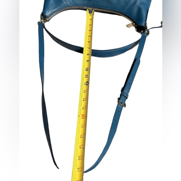 Michael Kors Blue Satchel Leather Purse - Picture 6 of 13